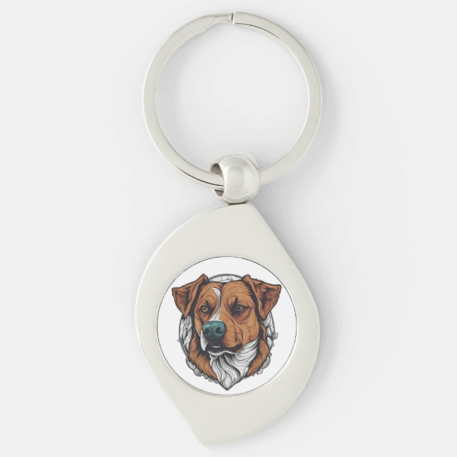 dog key ring (Front)