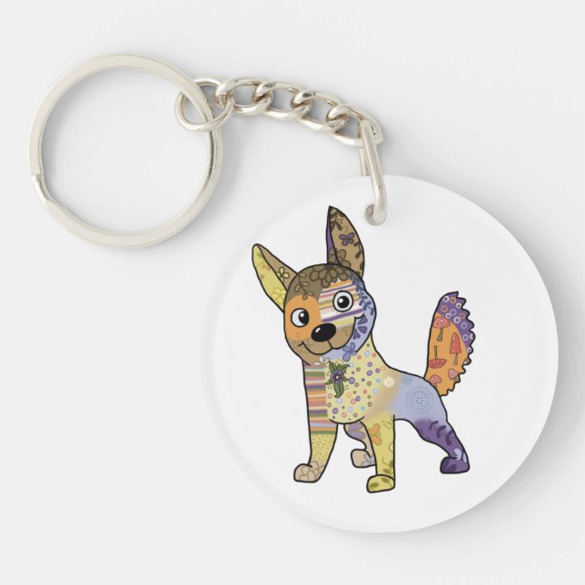 dog key ring (Front)