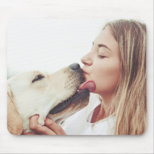 Dog Kisses Photo Mouse Mat