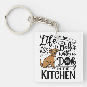Dog Kitchen Companion Key Ring