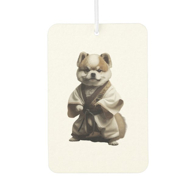Dog Knows Karate                   Car Air Freshener (Front)