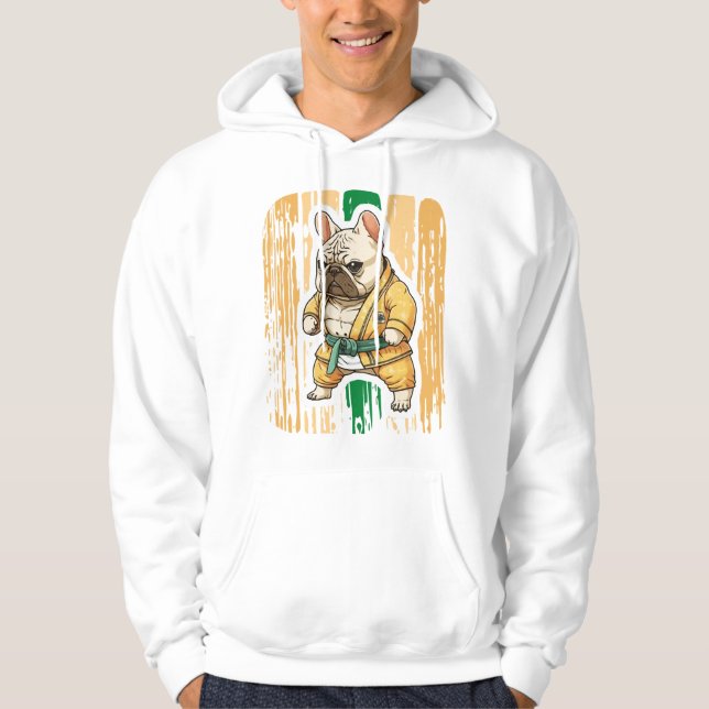 Dog Knows Karate           Hoodie (Front)