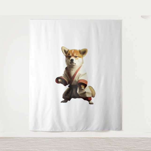 Dog Knows Karate                     Tapestry (Front)