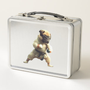 Dog Knows Karate transformed   Metal Lunch Box