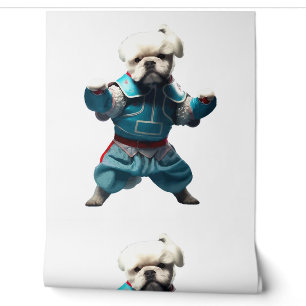 Dog Knows Karate transformed Wallpaper