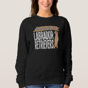 Dog Lab Retriever Love Golden Dog  Labrador Sweatshirt