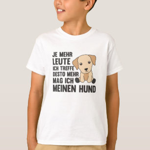 Dog Labrador Brown Doesn't Like People Dogs T-Shirt