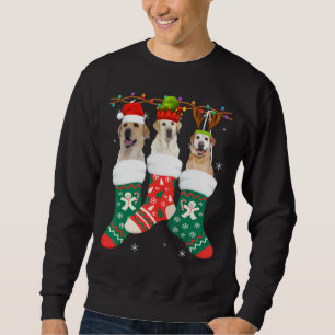 Dog Labrador Christmas Socks Xmas Pajama Pet Puppy Sweatshirt