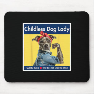 Dog Ladies Kamala Harris 2024 President  Mouse Mat
