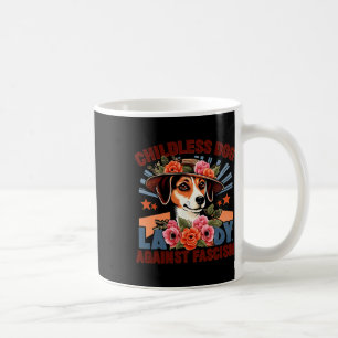 Dog Lady Against Fascism Voting Kamala Dog Ladies Coffee Mug