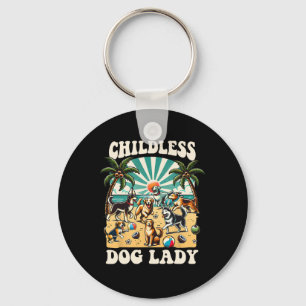 Dog Lady For Kamala Harris Vote Election Usa 2024 Key Ring