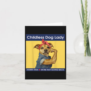 Dog Lady Kamala-harris 2024 Card