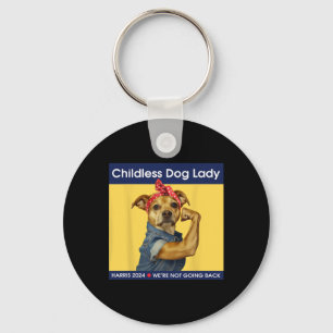 Dog Lady Kamala-harris 2024  Key Ring