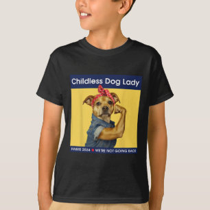 Dog Lady Kamala-harris 2024  T-Shirt