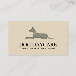 Dog Laying Down   Animal Care Services Business Card