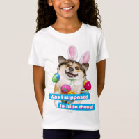 Dog Laying on Easter Eggs