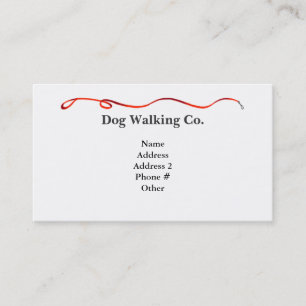 Dog Leash Business Card