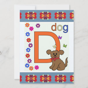 Dog Letter D