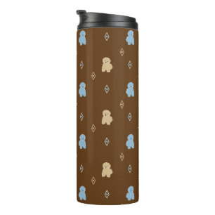 Dog Lhasa Apso pattern Thermal Tumbler