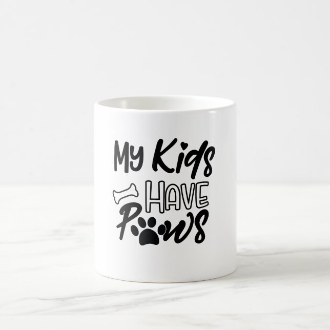 dog life coffee mug (Center)