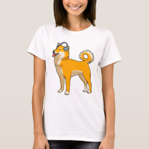 Dog Listening to Music T-Shirt