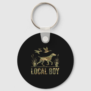 Dog Local Boy Hunting Dog Camo Southern Country Pr Key Ring