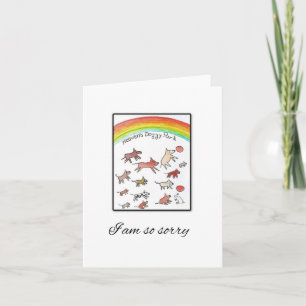 Dog Loss Card, Unique Pet Sympathy For Dog Parents Card