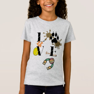 "Dog Love" Girl's T-Shirt