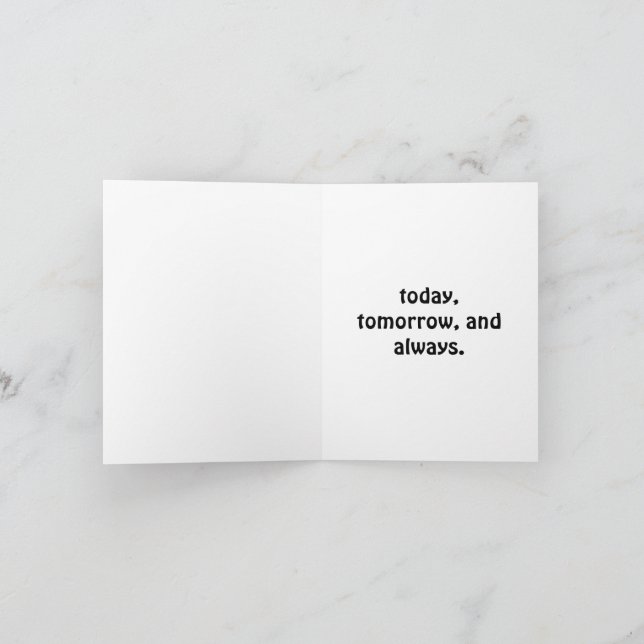 Dog Love Greet Card (Inside)