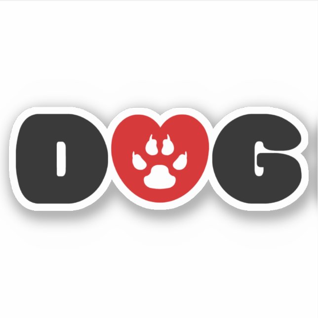 Dog Love Heart (Front)
