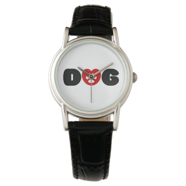Dog Love Heart Watch (Front)
