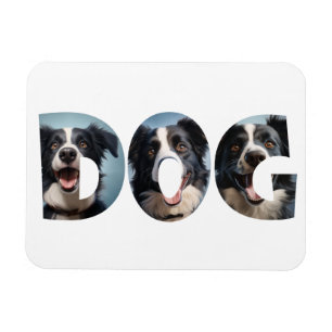 Dog Love i Cot Out Pictures Magnet