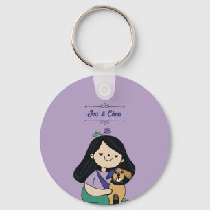 Dog Love Key Ring