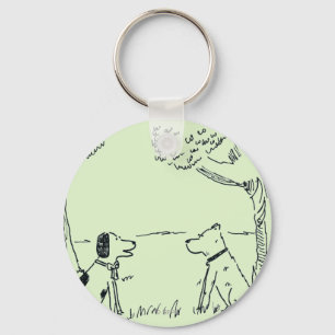 Dog Love Key Ring