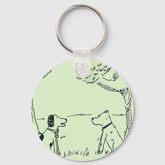 Dog Love Key Ring (Front)