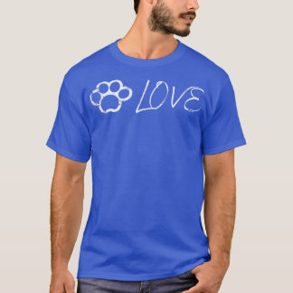 Dog Love Love dog's paw dogapparel Puppy dogfan do T-Shirt