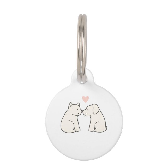Dog Love Pet Tag (Front)