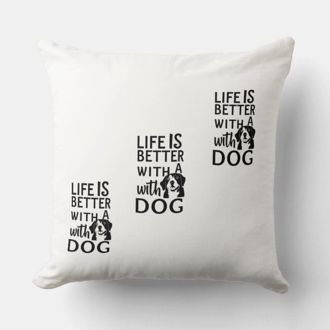 Dog Love Pillow (Front)