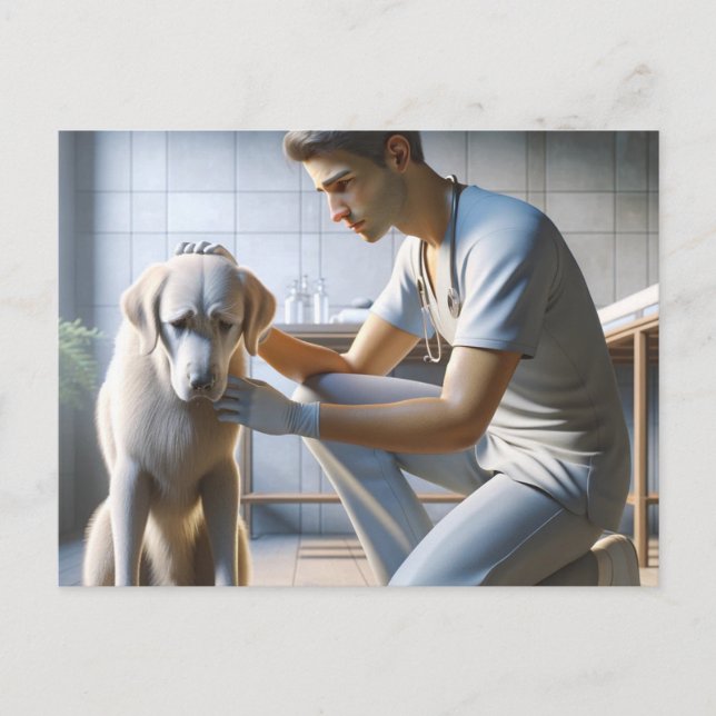 Dog love postcard (Front)