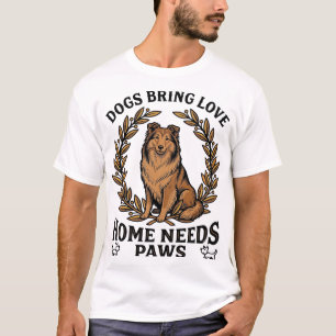 Dog Love Shirt Vintage Engraving Laurel Design (2)