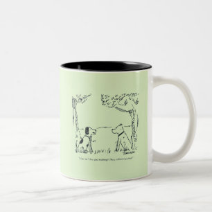 Dog Love Two-Tone Coffee Mug