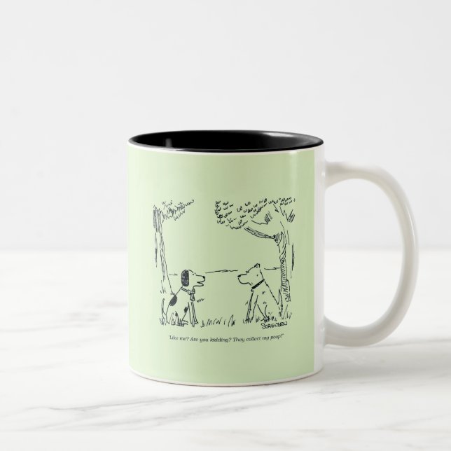 Dog Love Two-Tone Coffee Mug (Right)