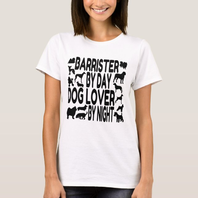 Dog Lover Barrister T-Shirt (Front)