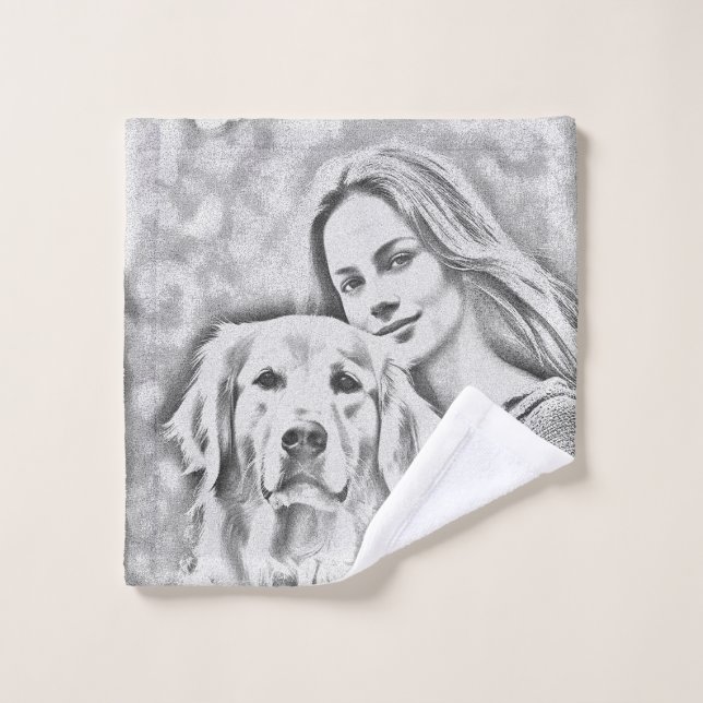  Dog Lover, Best Dog Mum Ever, Dog Dad, Kids, Dogs Wash Cloth (Wash Cloth)