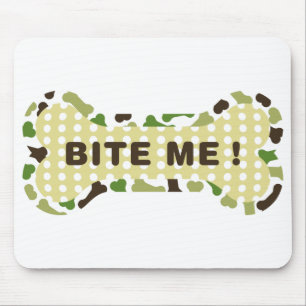 Dog Lover – Bite Me Mouse Mat