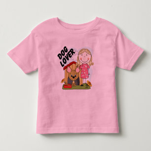 Dog Lover Blonde Girl T-shirts and Gifts