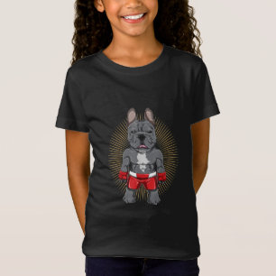 Dog Lover   Brave French Bulldog Fighter T-Shirt