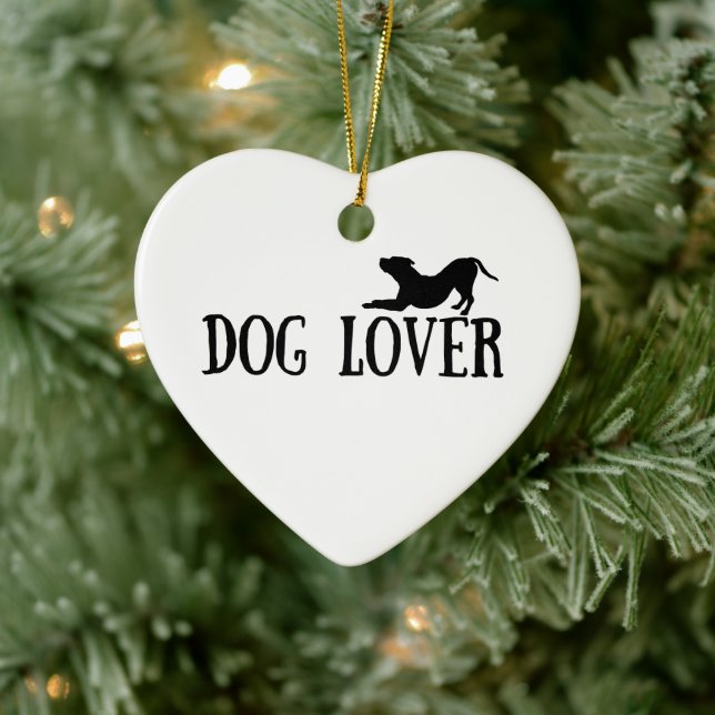 Dog Lover Ceramic Tree Decoration (Tree)
