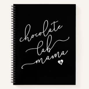 Dog Lover Chocolate Lab Mama Notebook