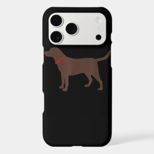 Dog Lover Chocolate Labrador Dog Silhouette